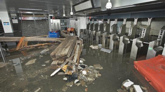 flood during hurricane sandy