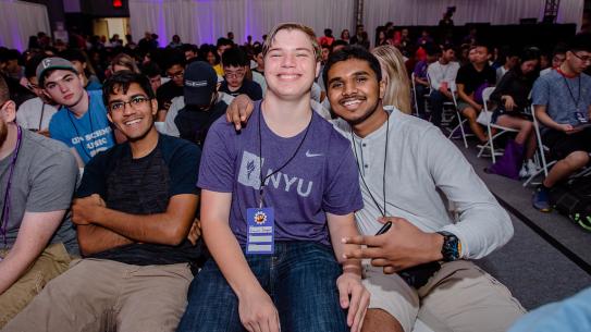 Incoming students attend the class of 2022 convocation ceremony