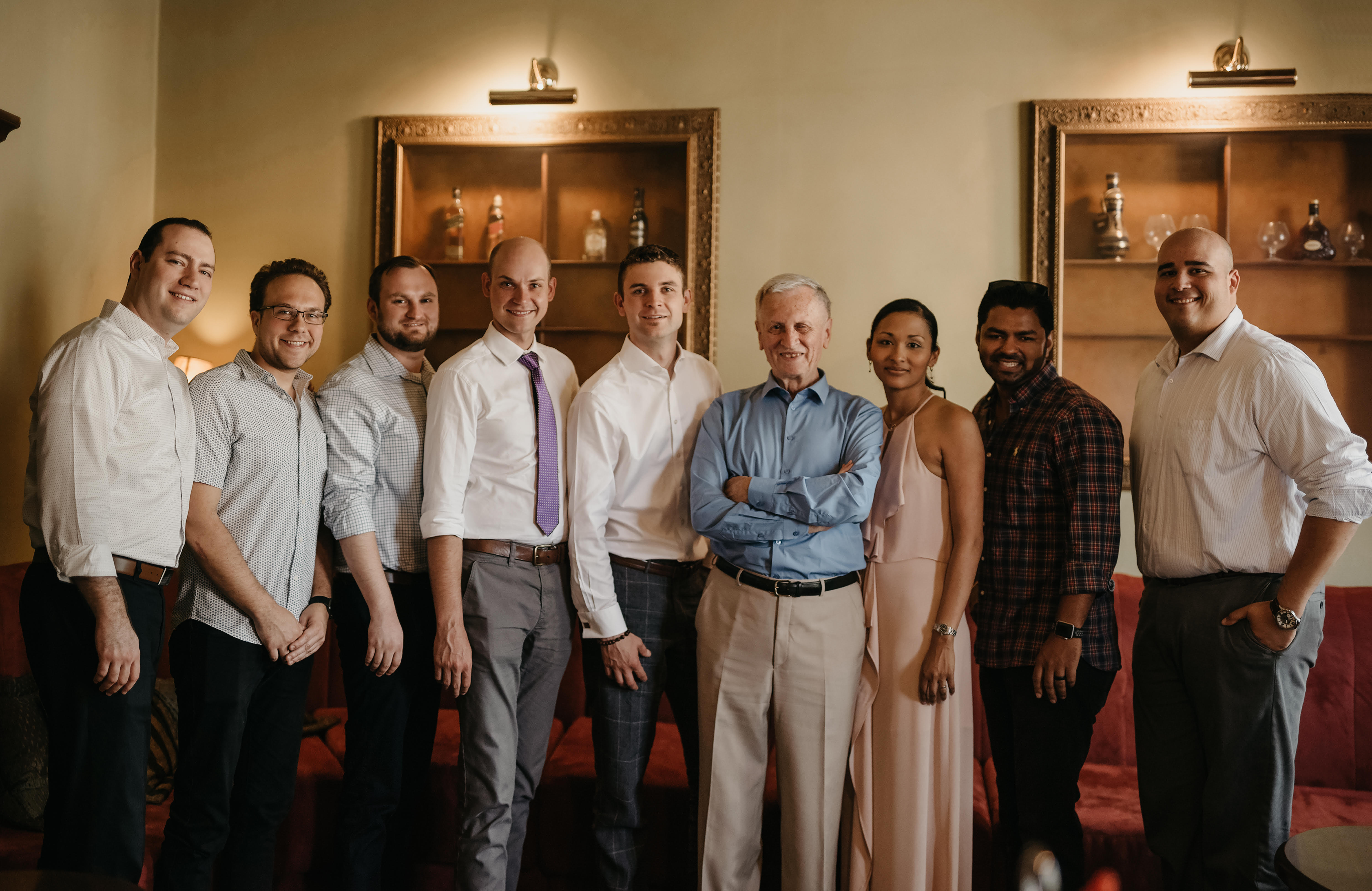 A large group of people at a Baptism